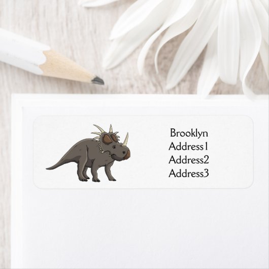 Cartoon Styracosaurus (Insitu)