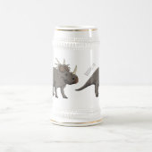 Cartoon Styracosaurus Bierglas (Mittel)