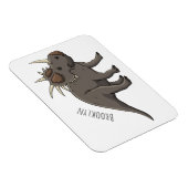 Cartoon Styracosaurus Magnet (Rechte Seite)