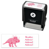 Cartoon Styracosaurus Permastempel (Beispiel)