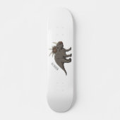 Cartoon Styracosaurus Skateboard (Vorne)