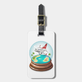 Cartoon Summer Cristal Ball Gepäckanhänger