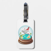 Cartoon Summer Cristal Ball Gepäckanhänger (Rückseite vertikal)