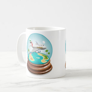 Cartoon Summer Cristal Ball Kaffeetasse