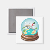 Cartoon Summer Cristal Ball Magnet (Vorderseite/Rückseite)
