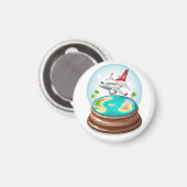 Cartoon Summer Cristal Ball Magnet (Vorderseite/Rückseite)