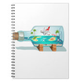 Cartoon Summer Cristal Ball Notizblock (Vorderseite)