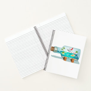 Cartoon Summer Cristal Ball Notizblock