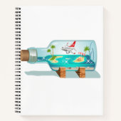 Cartoon Summer Cristal Ball Notizblock (Vorderseite)