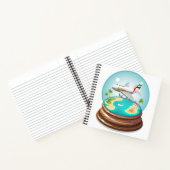 Cartoon Summer Cristal Ball Notizblock (Innenseite)