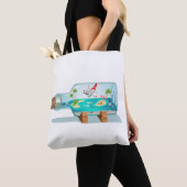 Cartoon Summer Cristal Ball Tasche (Von Nahem)