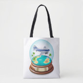 Cartoon Summer Cristal Ball Tasche (Vorderseite)