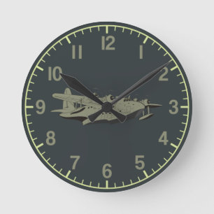 Cartoon "Sunderland" Runde Wanduhr