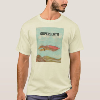 Cartoon Super-Slots mit rotem Kap T-Shirt