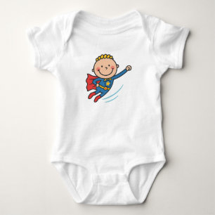 Cartoon Superhero Boy Flying Kids T - Shirt