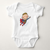 Cartoon Superhero Boy Kids Shirt (Vorderseite)