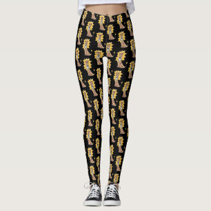 Cartoon süßer Löwe Kinder Retro Safari Dschungel T Leggings