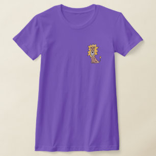 Cartoon süßer Löwe Kinder Retro Safari Dschungel T T-Shirt