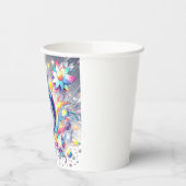 Cartoon Sweet Dolphin Baby Dusche Pappbecher (Links)