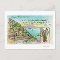 Cartoon-Szene zum Klima