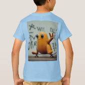Cartoon T - Shirt für Kinder (Rückseite)