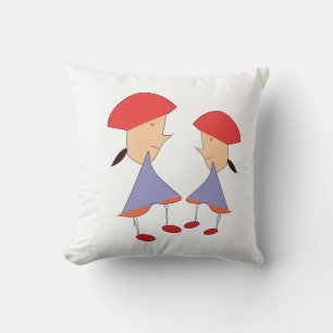 Cartoon T-Shirt Kissen