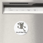 Cartoon Tanzkatze Magnet (In Situ (Geschirrspüler))