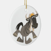 Cartoon Tap Dancing Wildebeest Ornament (Rechts)