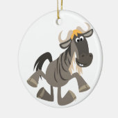Cartoon Tap Dancing Wildebeest Ornament (Links)