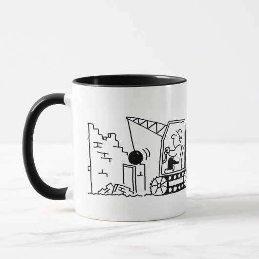 Cartoon-Tasse Tasse (Links)