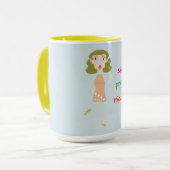 Cartoon-Tasse Tasse (Vorderseite Links)