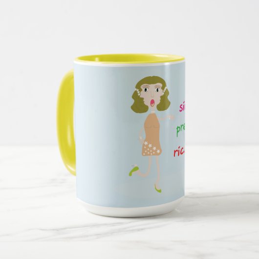 Cartoon-Tasse Tasse (Vorderseite Links)