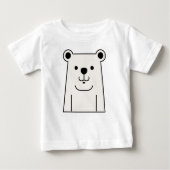 Cartoon Teddy Bar Baby T-shirt (Vorderseite)