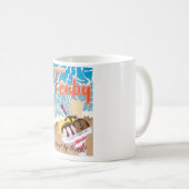 Cartoon Tenby Pembrokeshire Kaffeetasse (VorderseiteRechts)