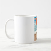 Cartoon Tenby Pembrokeshire Kaffeetasse (Links)
