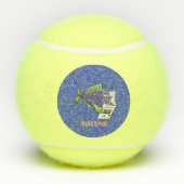 Cartoon Tennisbälle (Rückseite)