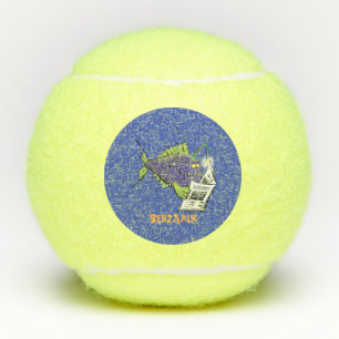 Cartoon Tennisbälle