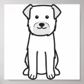 Cartoon Terrier Dog Poster (Vorne)
