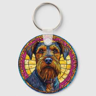 🐶 Cartoon Terrier Welpe für den täglichen Gebrauc Schlüsselanhänger