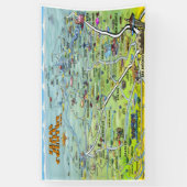 Cartoon Texas Hill Banner (Vertikal)