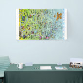 Cartoon Texas Hill Banner (Messeveranstaltung)