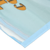 Cartoon Texas Hill Tischdecke (Schrägansicht)