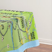 Cartoon Texas Hill Tischdecke (Beispiel)