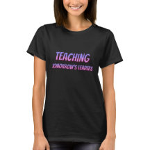 Cartoon Text Lehrer T - Shirt | Lehrende