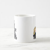 Cartoon Theater und Luna Art Kaffeetasse (Mittel)