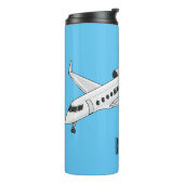 Cartoon Thermosbecher (Nach links gedreht)