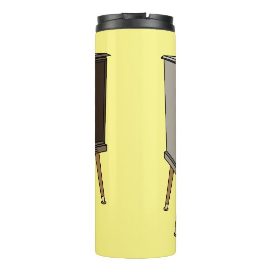 Cartoon Thermosbecher (Rückseite)