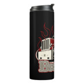 Cartoon Thermosbecher (Nach links gedreht)