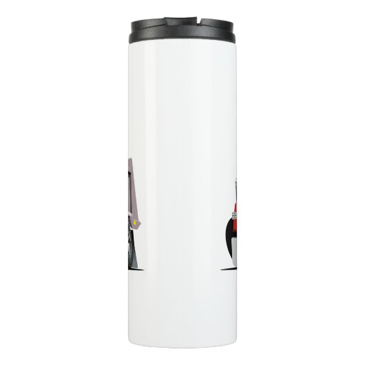 Cartoon Thermosbecher (Rückseite)