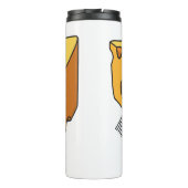 Cartoon Thermosbecher (Rückseite)